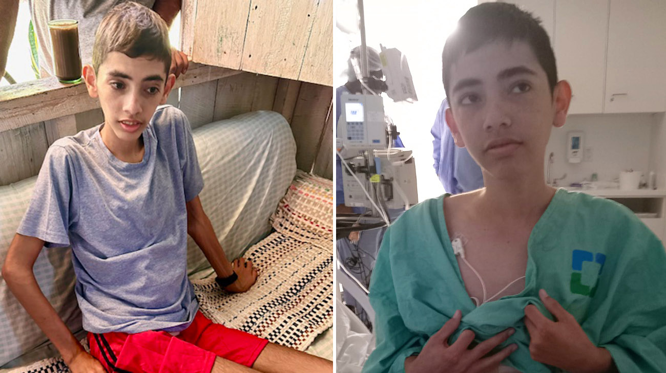 Gerson became very ill while in his hometown in Costa Rica.