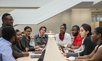 Students from different backgrounds.