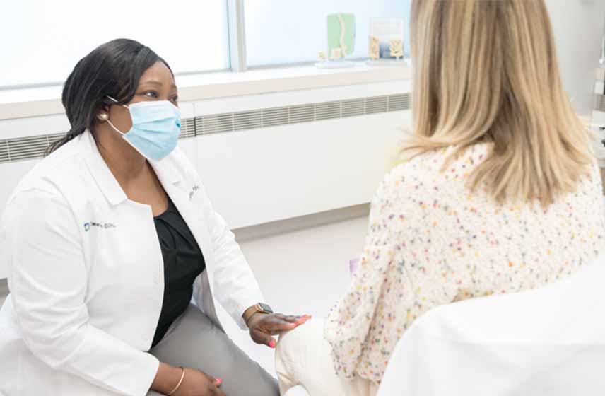 provider talking to a patient